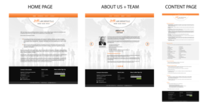 Web design for boutique law firm | Diseño Web por Gfx.26™