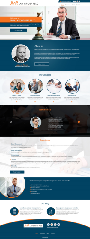 Web design for boutique law firm | Diseño Web por Kingdom Vision