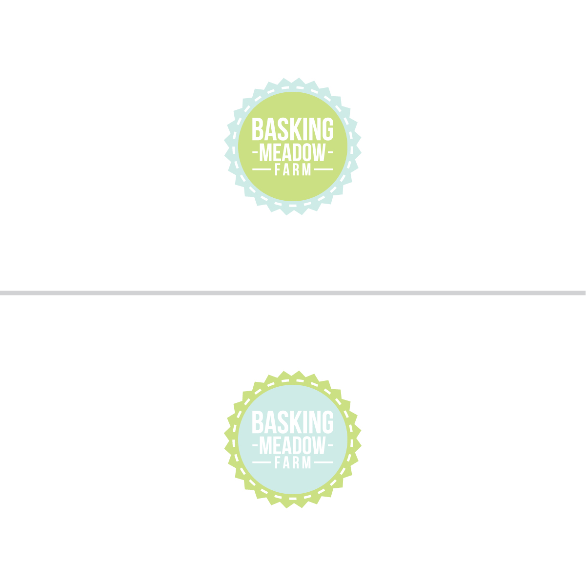 Logo Design by 3Guys for Basking Meadow Farm | Design #14365897