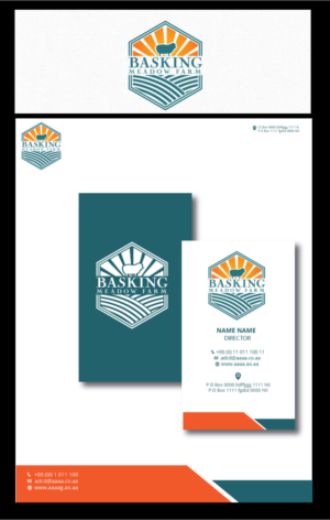 Logo Design by zebronicgraphic for Basking Meadow Farm | Design: #14440935
