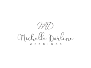 Logo Design by Mugendesign for michelle darlene weddings | Design: #14468639