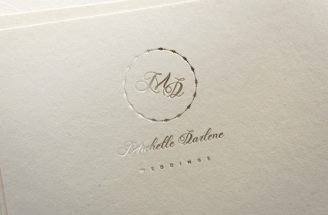Logo Design by GLDesigns for michelle darlene weddings | Design #14358198