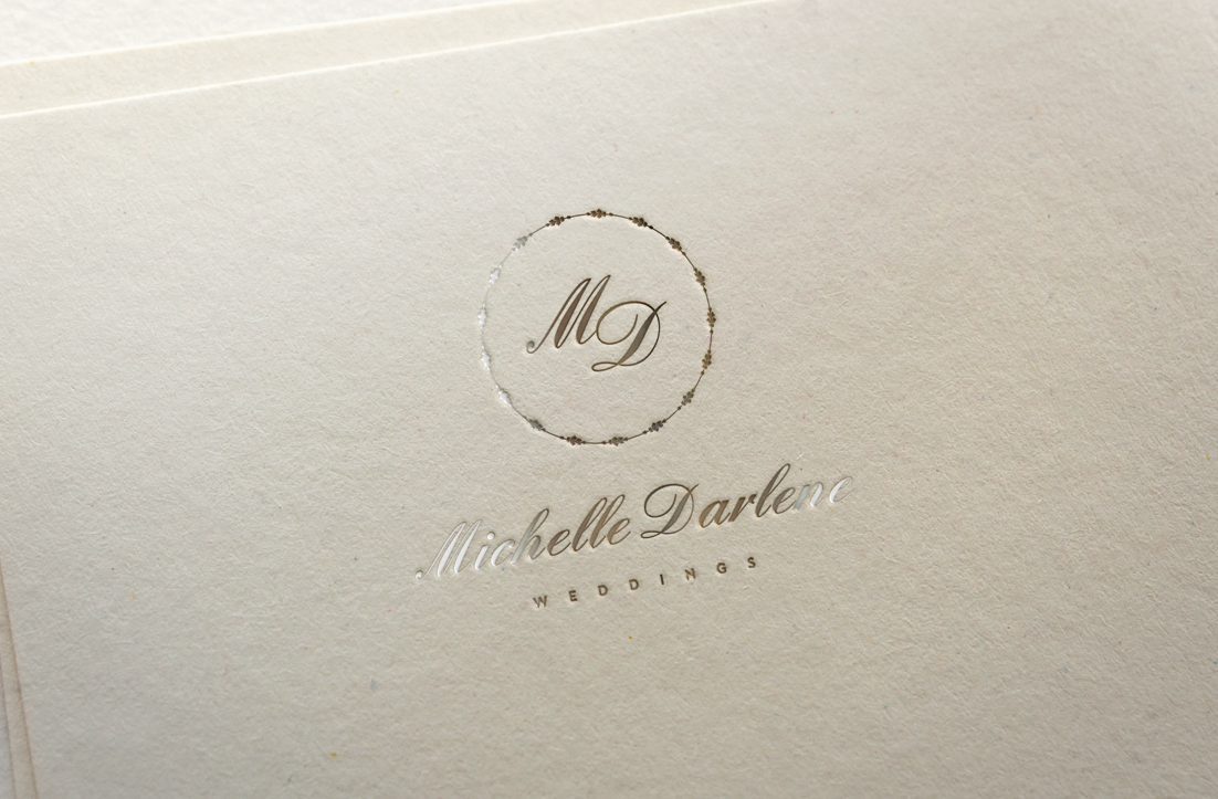 Logo Design by GLDesigns for michelle darlene weddings | Design #14402725