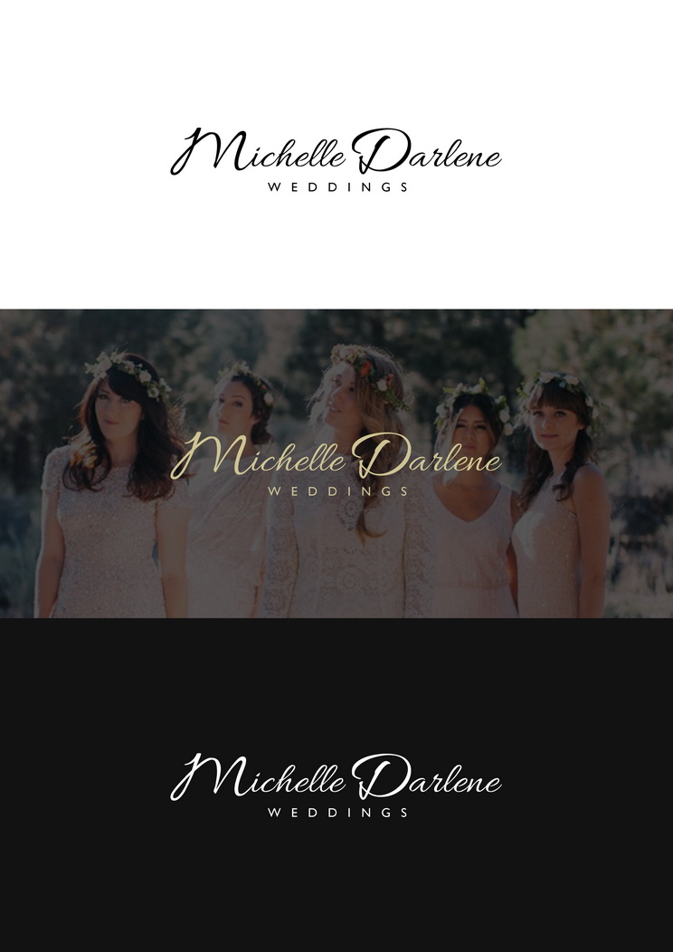 Logo Design by christianpoetoe for michelle darlene weddings | Design #14362058