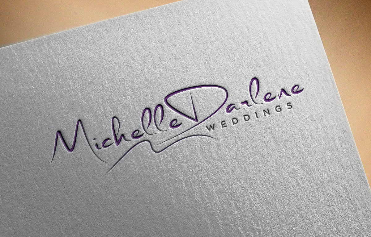 Logo Design by Atec for michelle darlene weddings | Design #14370726