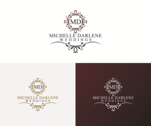 Logo Design by eMARK for michelle darlene weddings | Design: #14440271