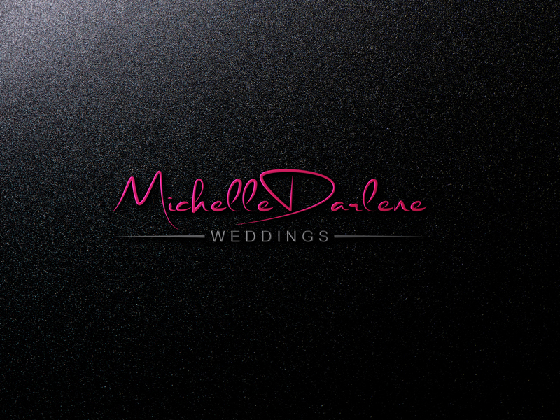 Logo Design by {Backspace} for michelle darlene weddings | Design #14365157