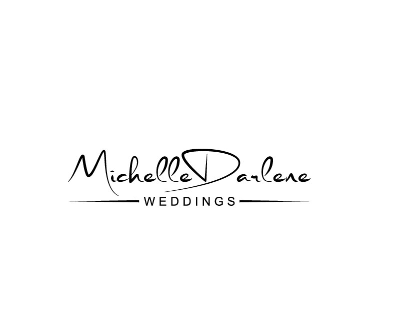 Logo Design by {Backspace} for michelle darlene weddings | Design #14365158
