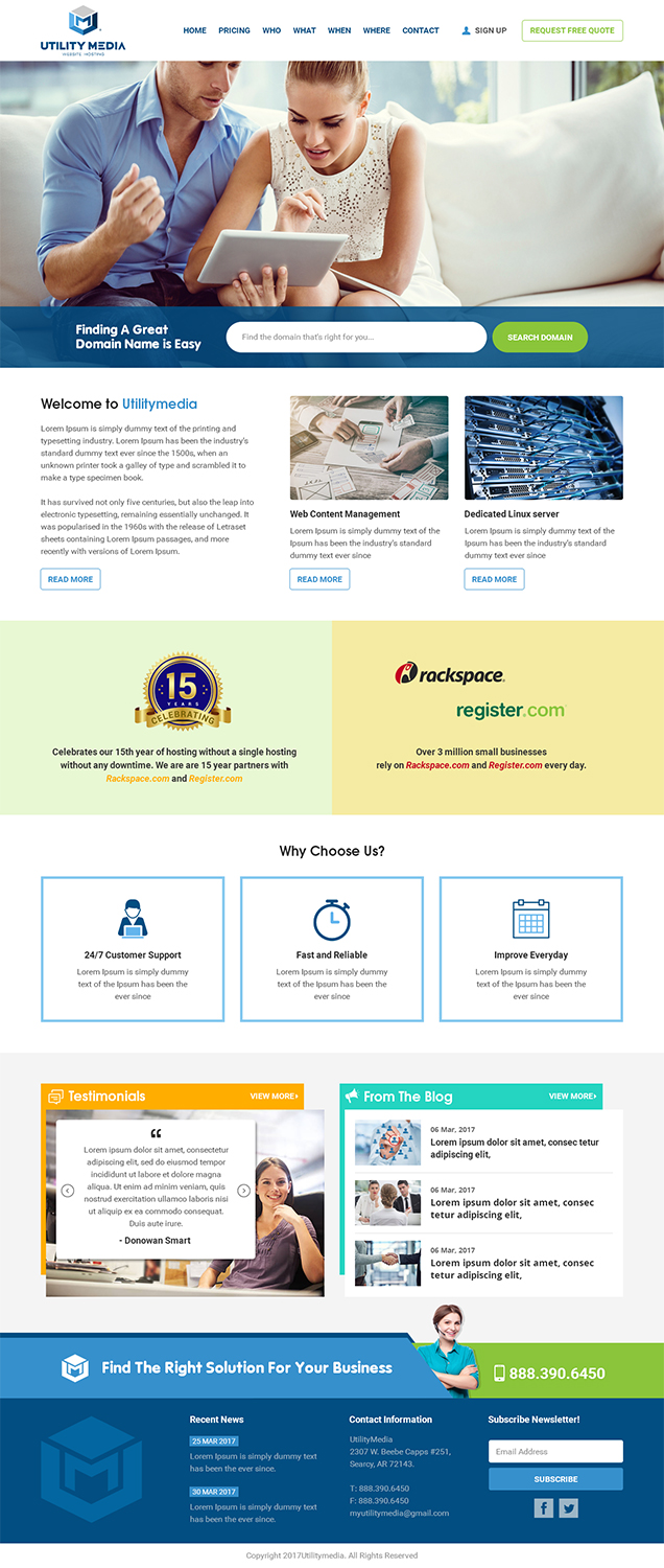 Web Design by RupalTechno for Asset Management Group, LLC. | Design #14422875
