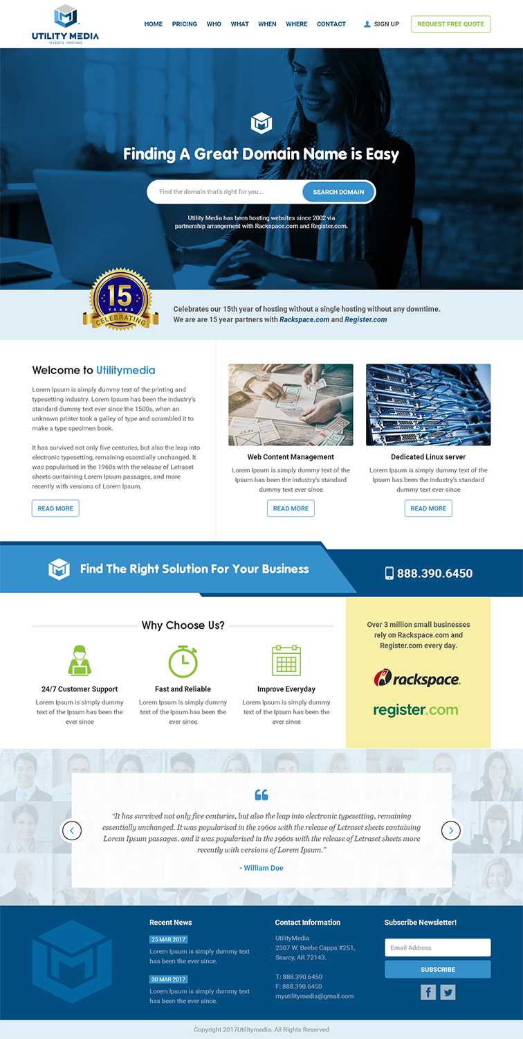 Web Design par RupalTechno pour Asset Management Group, LLC. | Design #14422877