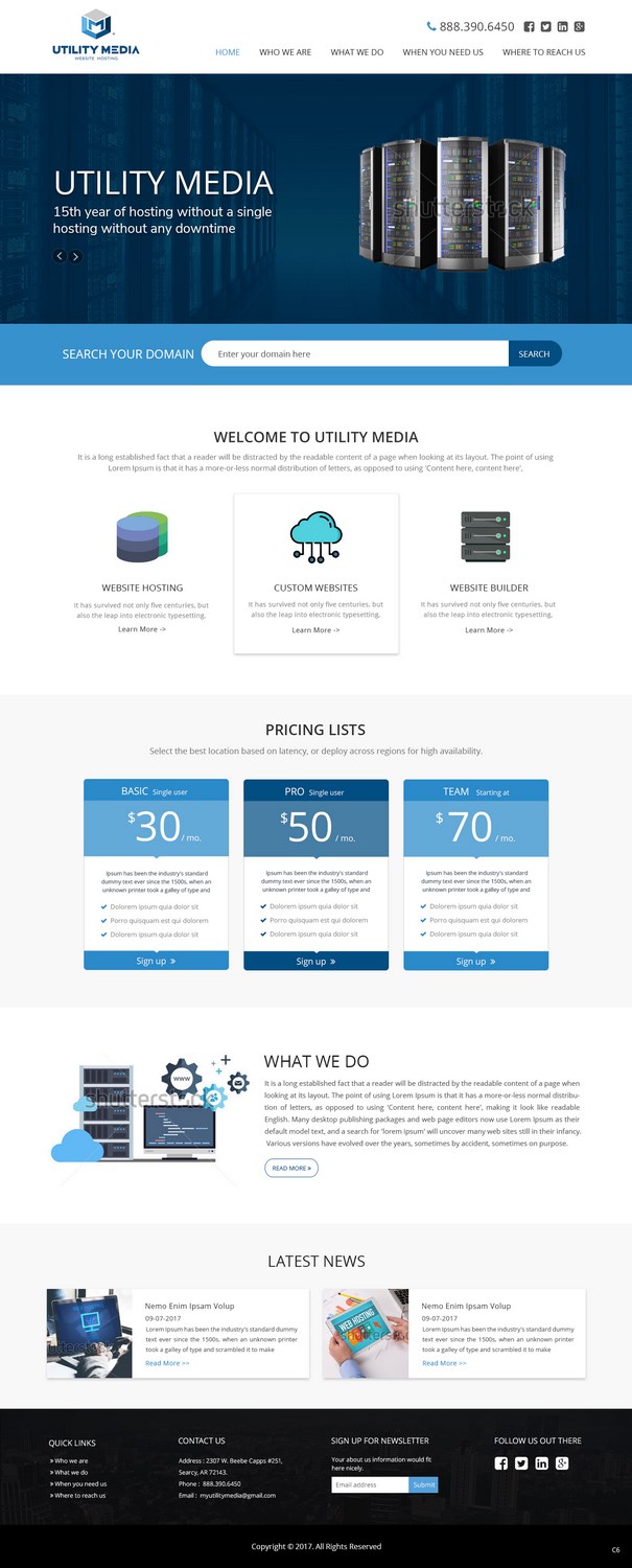 Web Design by pb for Asset Management Group, LLC. | Design #14400509