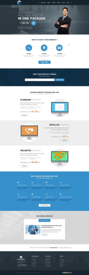 Web Design by Pram Shaw for Asset Management Group, LLC. | Design #14478476