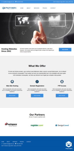 Web Design by wanagaran for Asset Management Group, LLC. | Design: #14363828