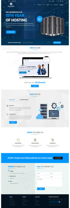 Web Design by vedverma1984 for Asset Management Group, LLC. | Design #14439205