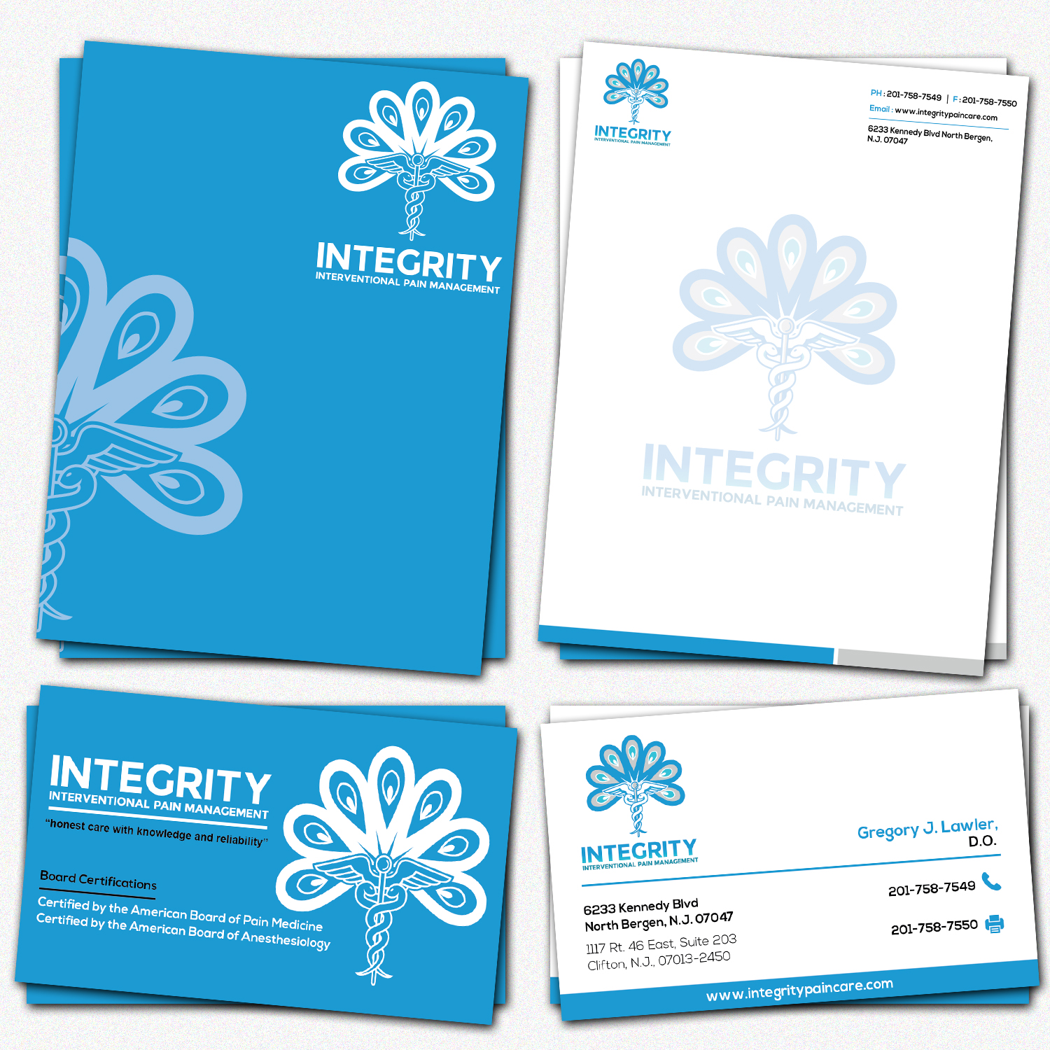 Stationery Design by Your_Design for Integrity Interventional Pain Management | Design #14371483