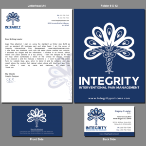 Stationery Design by Your_Design for Integrity Interventional Pain Management | Design: #14380789