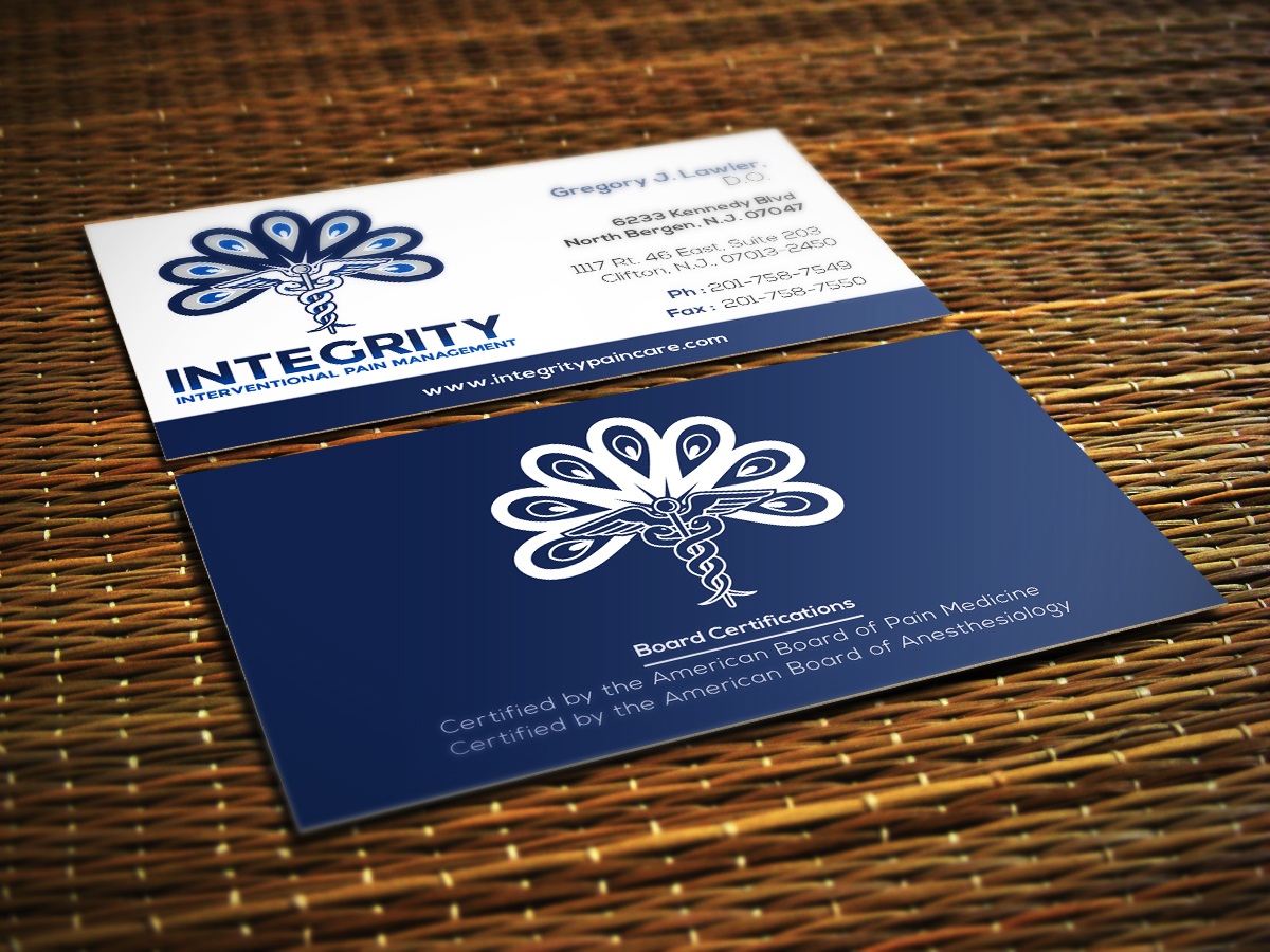 Stationery Design by Your_Design for Integrity Interventional Pain Management | Design #14380790