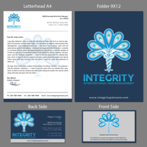 Stationery Design by Your_Design for Integrity Interventional Pain Management | Design: #14395777