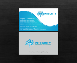 Diseño de Papelería por Brand aid para Integrity Interventional Pain Management | Diseño #14362871