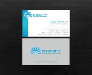 Stationery Design by Brand aid for Integrity Interventional Pain Management | Design: #14362881