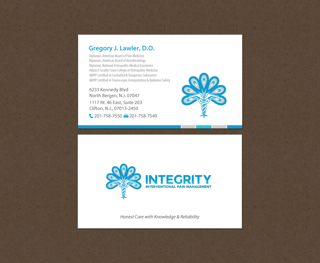 Diseño de Papelería por chandrayaan.creative para Integrity Interventional Pain Management | Diseño #14360624