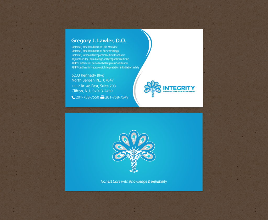 Stationery Design by chandrayaan.creative for Integrity Interventional Pain Management | Design #14362887