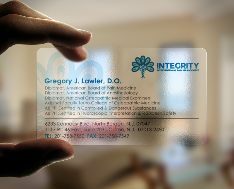 Stationery Design by chandrayaan.creative for Integrity Interventional Pain Management | Design #14364214