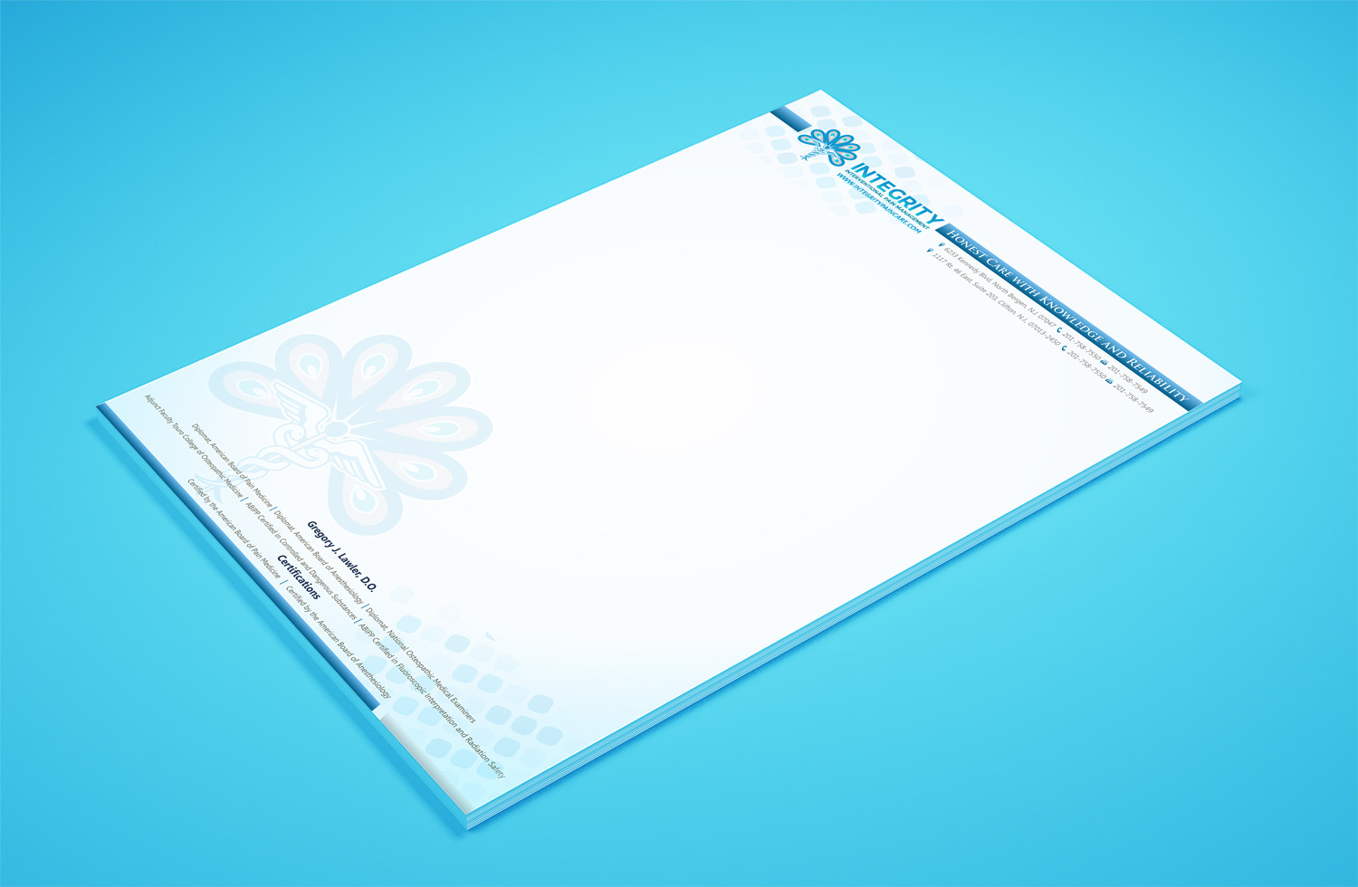 Stationery Design by Petter Goms for Integrity Interventional Pain Management | Design #14361954