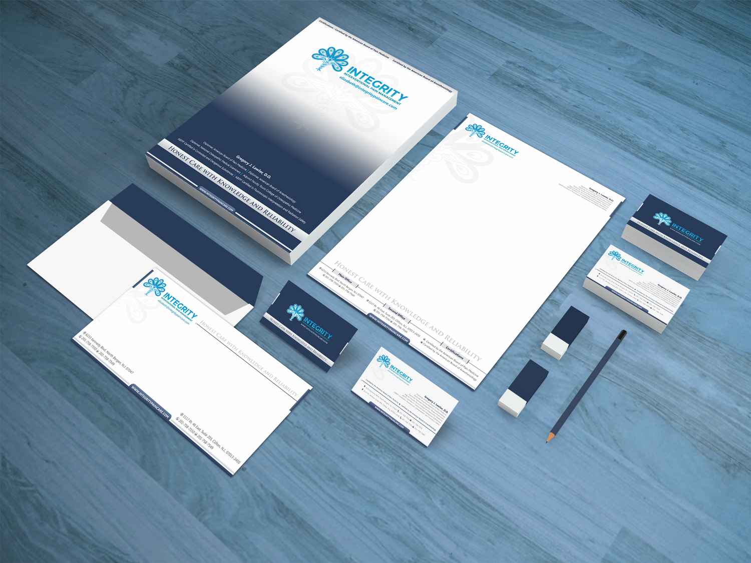 Stationery Design by Petter Goms for Integrity Interventional Pain Management | Design #14370049