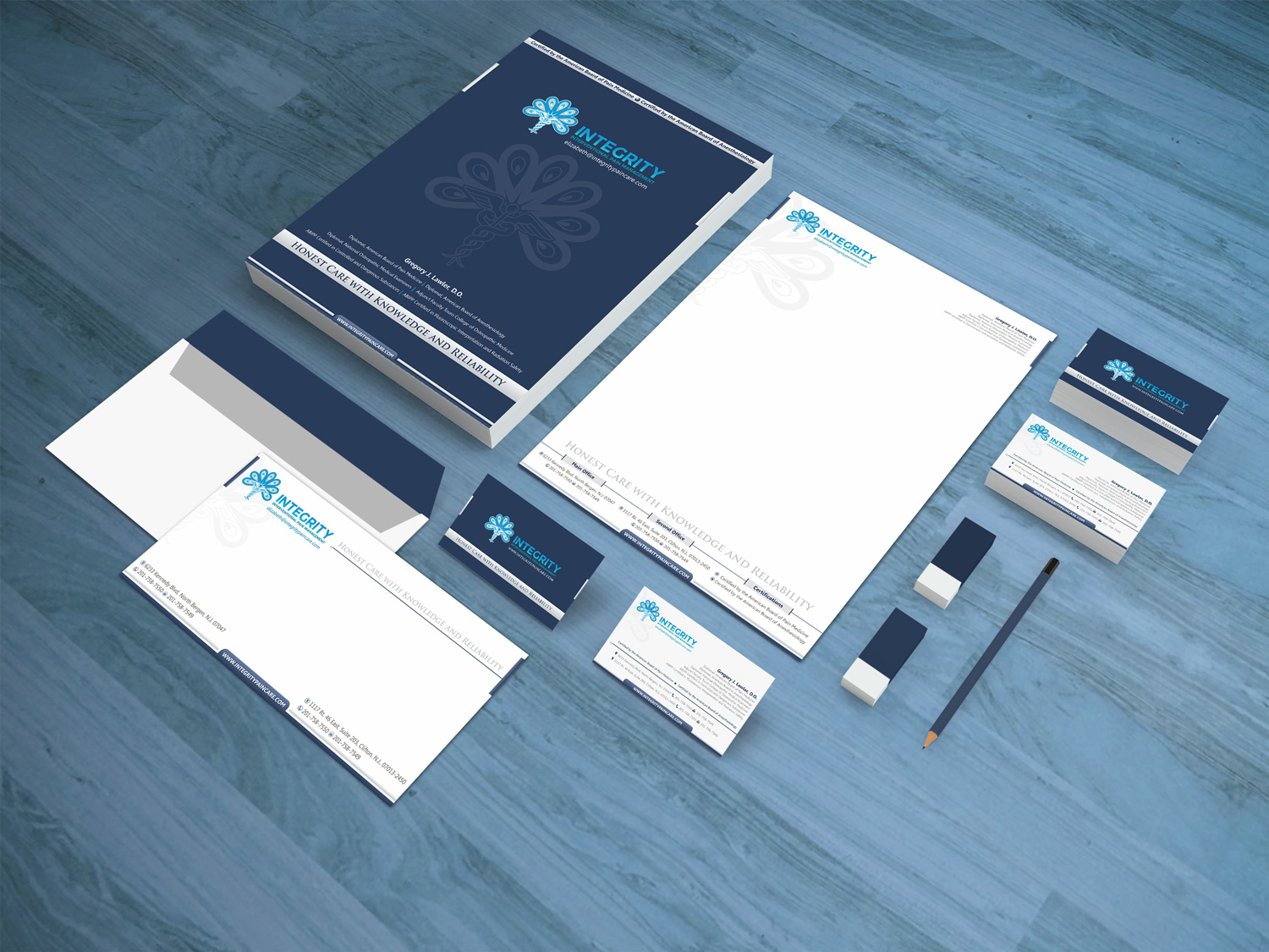 Stationery Design by Petter Goms for Integrity Interventional Pain Management | Design #14370497