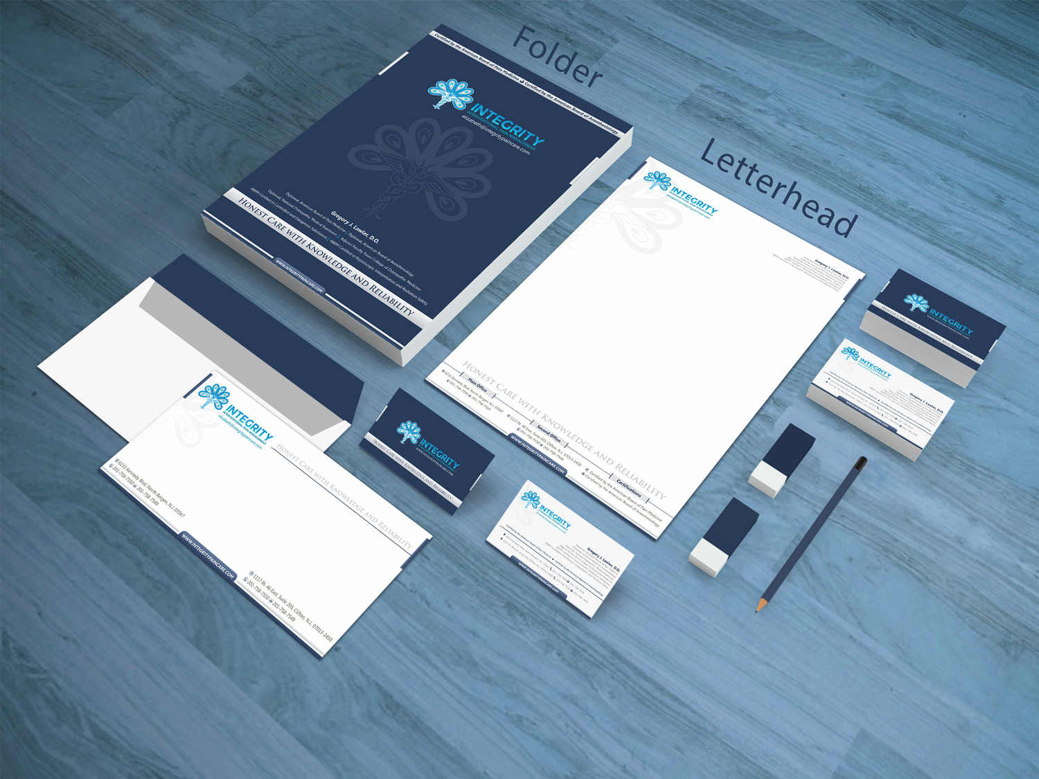 Stationery Design by Petter Goms for Integrity Interventional Pain Management | Design #14371090