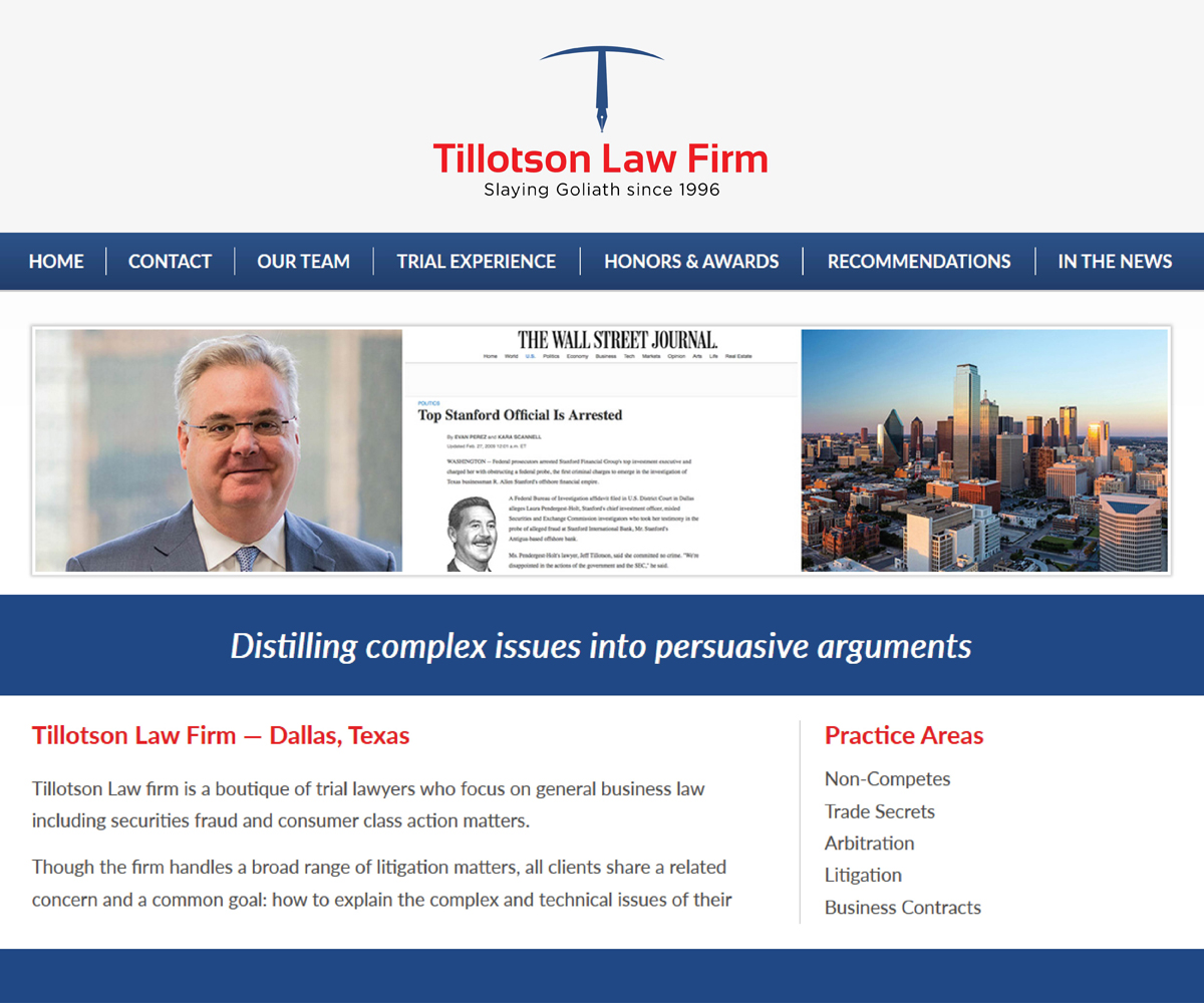 Logo Design by KabhTech Studio for Tillotson Law Firm | Design #14365302