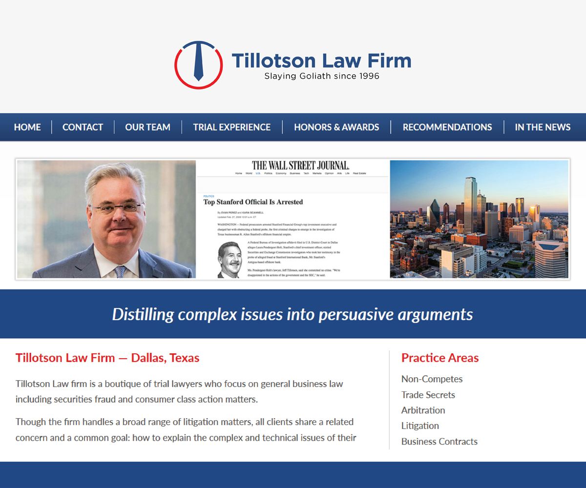 Logo Design by KabhTech Studio for Tillotson Law Firm | Design #14365303