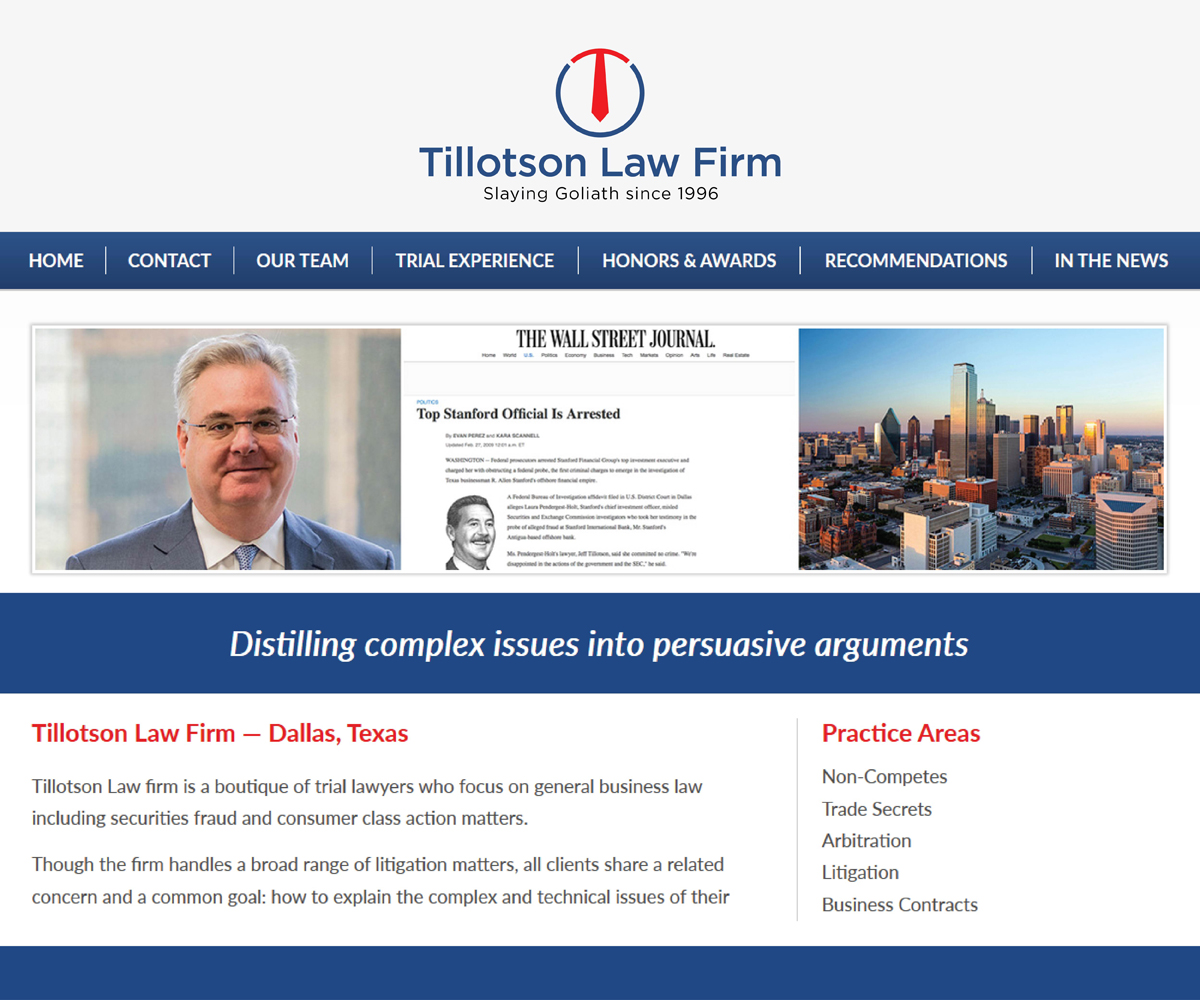 Logo Design by KabhTech Studio for Tillotson Law Firm | Design #14365304