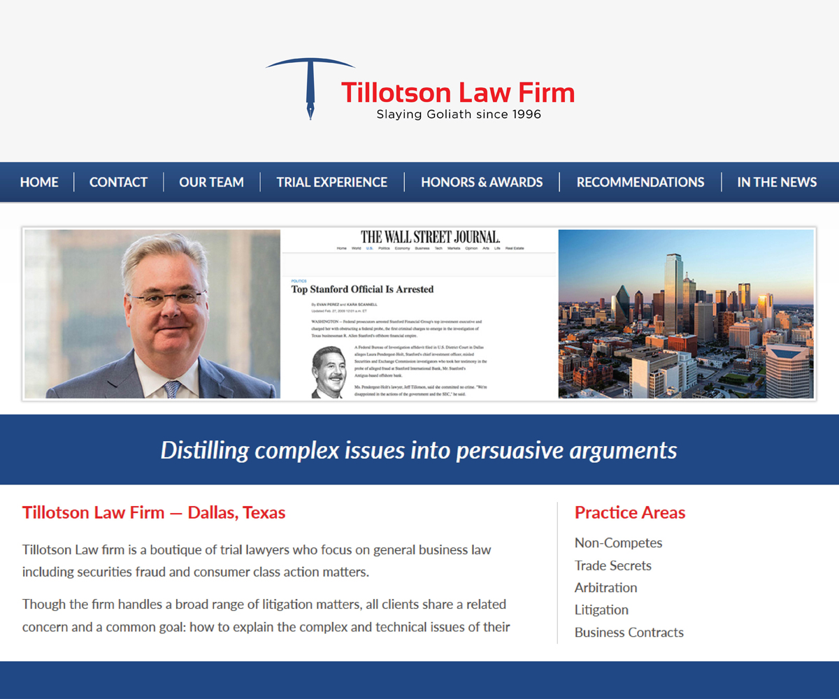 Logo Design by KabhTech Studio for Tillotson Law Firm | Design #14365305