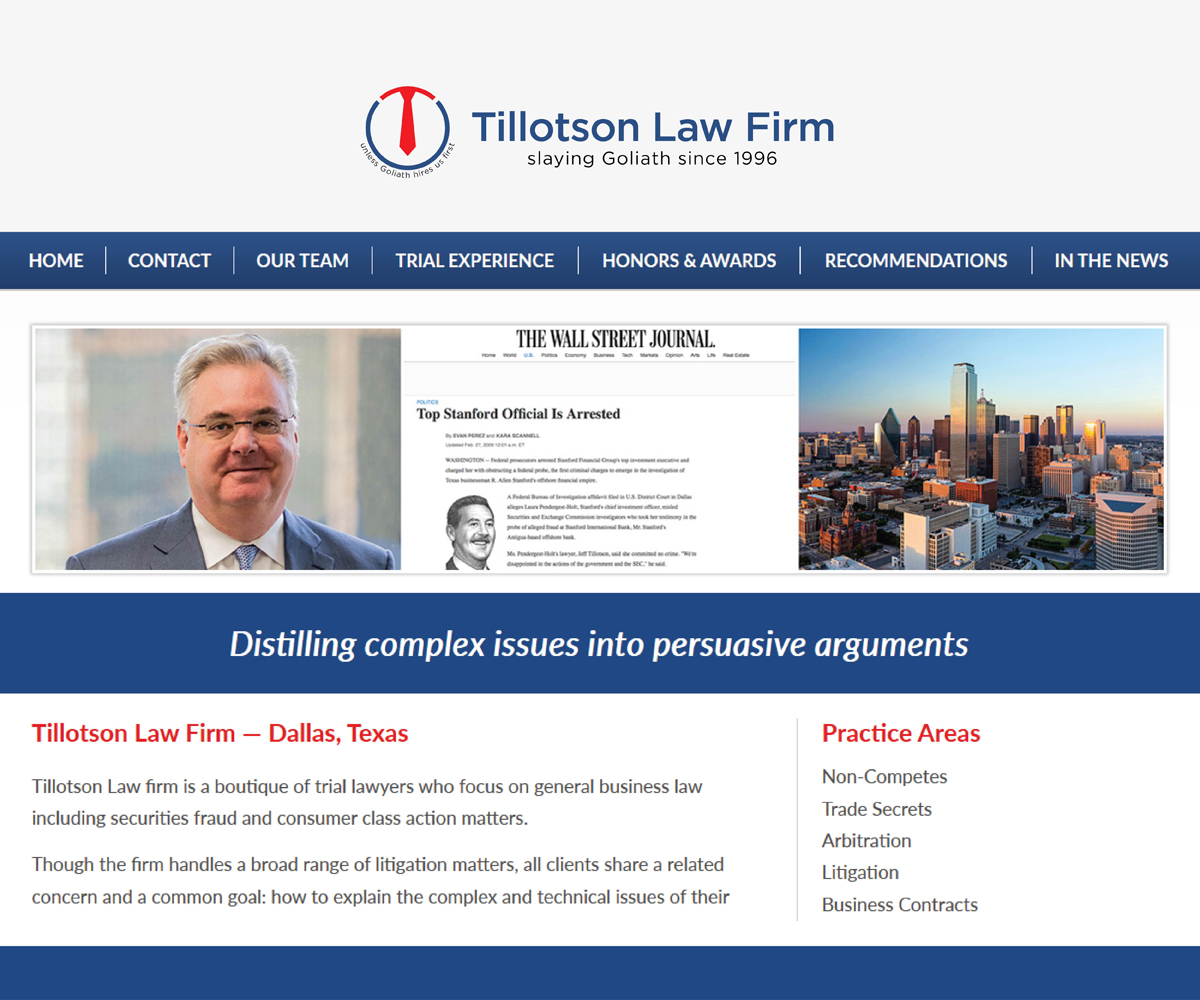 Logo Design by KabhTech Studio for Tillotson Law Firm | Design #14369823