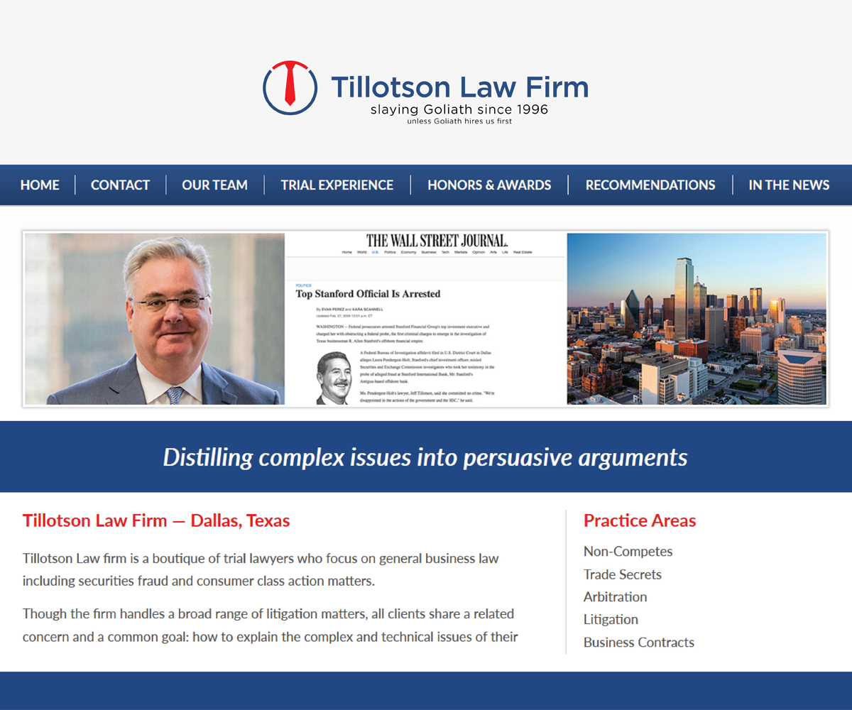 Logo Design by KabhTech Studio for Tillotson Law Firm | Design #14369824