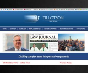 Logo Design by El Ojo creativo for Tillotson Law Firm | Design: #14460028