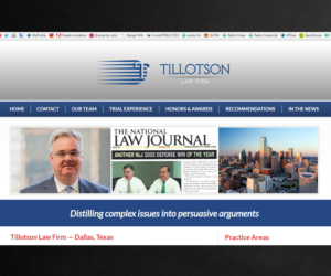 Logo Design by El Ojo creativo for Tillotson Law Firm | Design: #14460029
