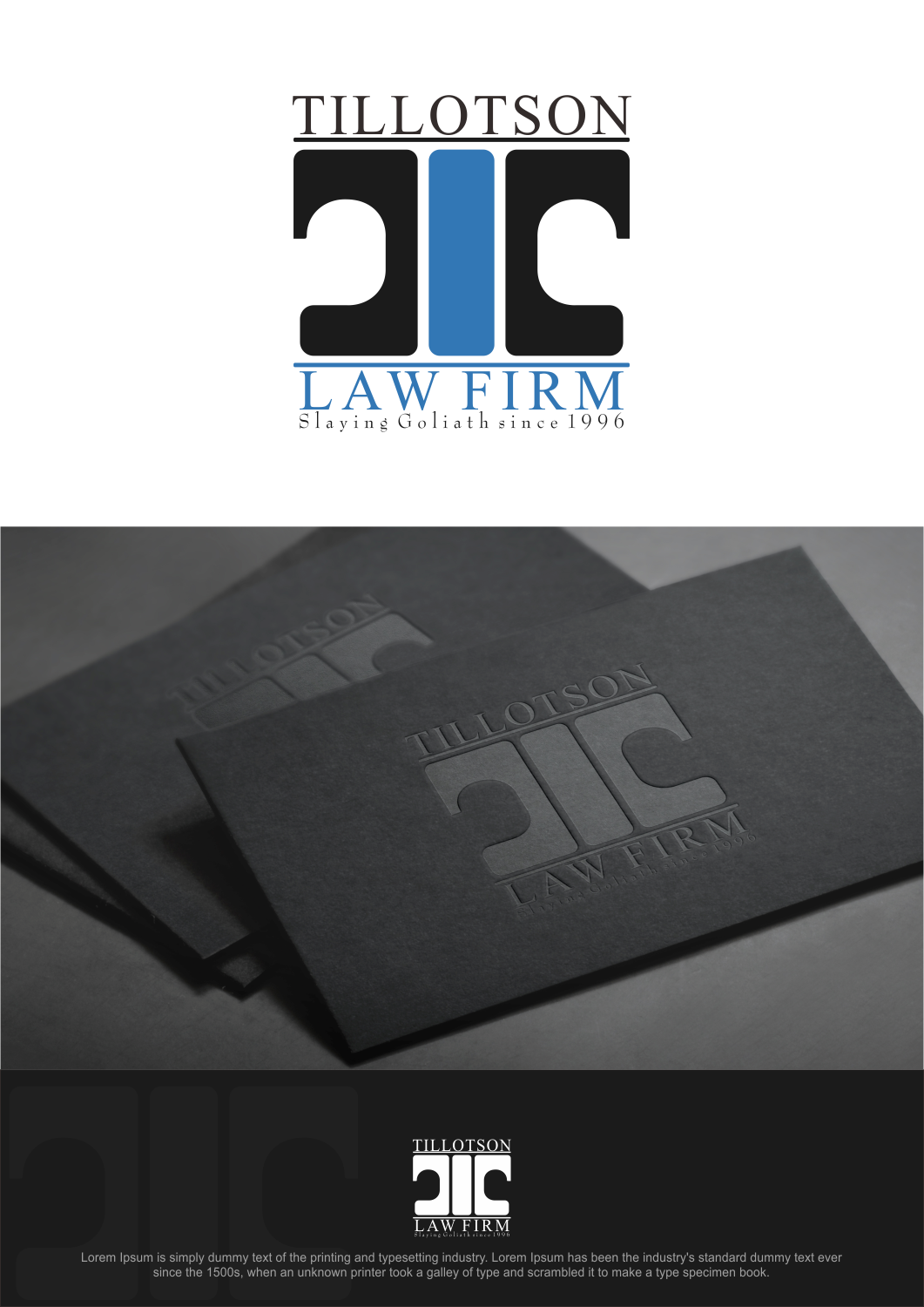 Logo Design by metromini1407 for Tillotson Law Firm | Design #14416227