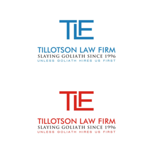 Logo Design by Actives for Tillotson Law Firm | Design: #14417046