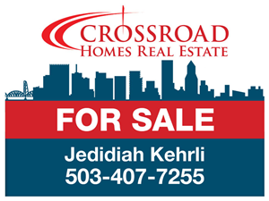 Real Estate Sign - For Sale Yard Sign - Crossroad Homes | Schilder-Design von foo