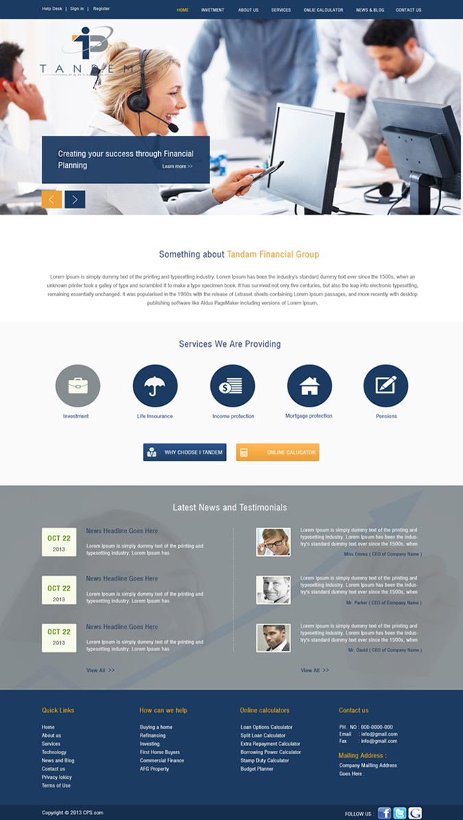 Diseño Web por Harpreet Singh para este proyecto | Diseño #2569975