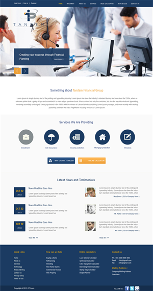 Web Design by Harpreet Singh for this project | Design #2570067