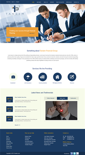 Web Design by Harpreet Singh for this project | Design: #2570364