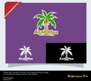 Logo Design by Mariono Fx for Açai plus | Design: #14370428