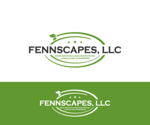 Fennscapes LLC Deep-rooting and reconditioning lawns and relationships! | Logo Design by Mario
