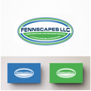 Fennscapes LLC Deep-rooting and reconditioning lawns and relationships! | Logo Design by south door