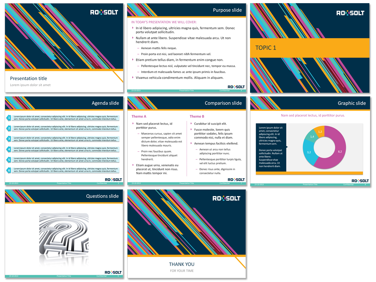 PowerPoint Design by Carla T. for Roxsolt Pty Ltd | Design #2557376