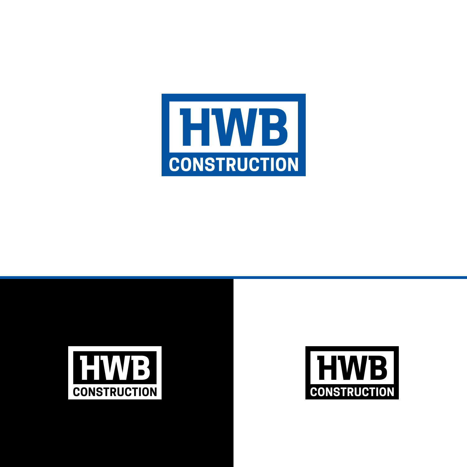 Logo Design by Grapismo Brand Studio for HWB Construction Ltd | Design #14385568